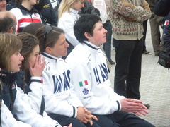 Alcune atlete della squadra